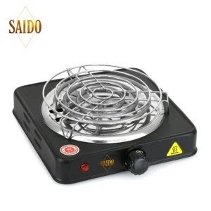 SAIDO Big Spiral Kohleanzünder 1000W + Kohlegitter
