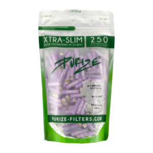 250 PURIZE XTRA Slim Size Aktivkohlefilter Flieder