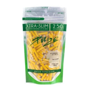 250 PURIZE XTRA Slim Size Aktivkohlefilter Gelb