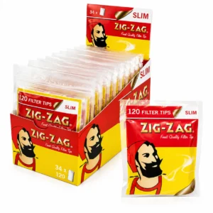 34x Zig-Zag Slim Filter 120 Stück