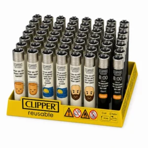 48x Clipper Dad Jokes Feuerzeug