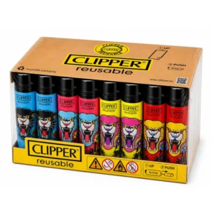48x Clipper El Puma Feuerzeug