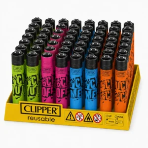 48x Clipper F*CK ALL Feuerzeug