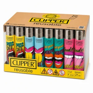48x Clipper Naughty Words Feuerzeug