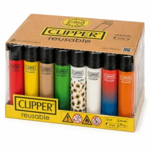 48x Clipper Picos Painted Feuerzeug