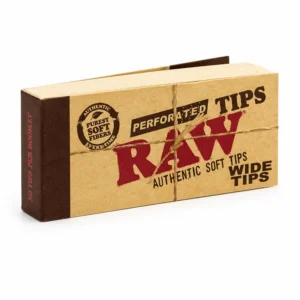 50x RAW Perforated Tips 25mm