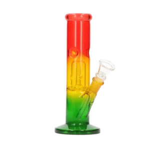 Glasbong Ice mit Percolator Zylinder Rasta