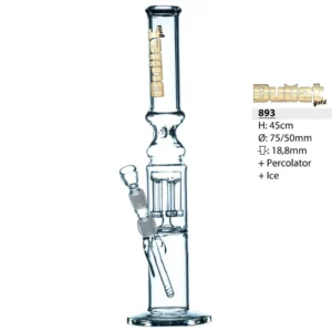 Bullet Gold Glasbong Zylinder