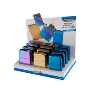 CHAMP Rainbow WP Flint Lighter (12x)