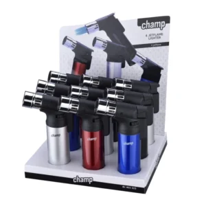 CHAMP 4-Fach Jetflame Sturmfeuerzeug (9x)