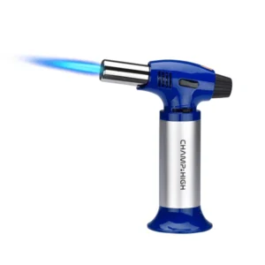 CHAMP HIGH Creme Brulee Tatin Gasbrenner Silber/Blau