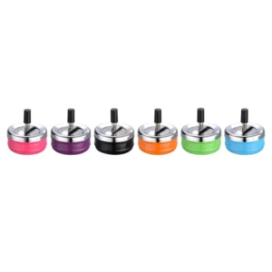 Champ Colorful Push Ashtray 9 cm (6x)