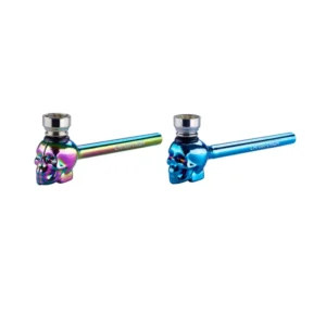 Champ High Rainbow Skull Pipe (12x)