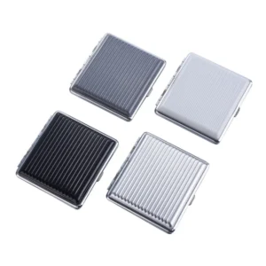 Champ Plastic Cigarette Case Striped (12x)