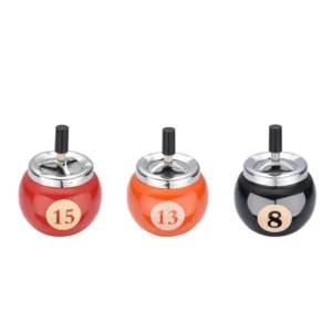 Champ Pool Ball Push Ashtray (6x)