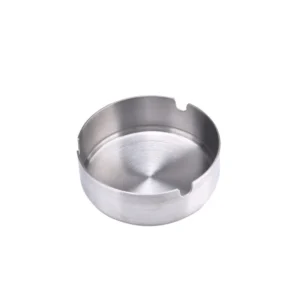 Champ Stainless Steel Ashtray 8 cm (6x)