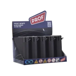 PROF 3D Effect CBD Rundes Feuerzeug, nachfüllbar (25x)