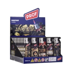 PROF 3D Effect Casino Feuerzeug Slidecap (50x)