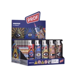 PROF 3D Effect Illuminati Feuerzeug Slidecap (50x)