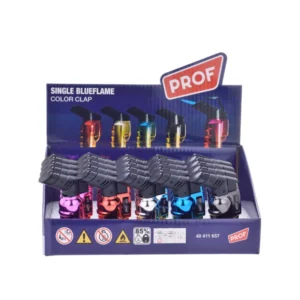 PROF Anodized Blue Flame Feuerzeug (20x)