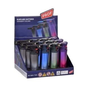 PROF Easy Torch Gradient Colors Sturmfeuerzeug (12x)