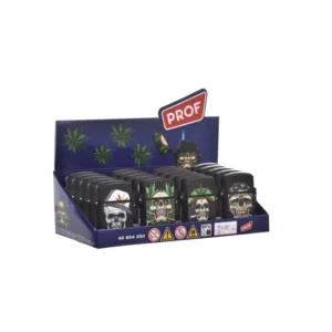 PROF Rasta Skulls Malibu Jetflame Sturmfeuerzeug (20x)