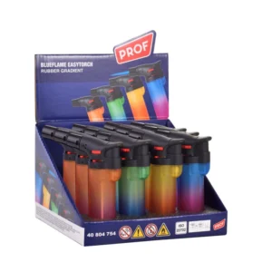PROF Rubber Gradient Easy Torch Sturmfeuerzeug (12x)