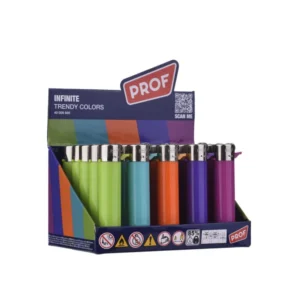 PROF Trendy Color Rundes Feuerzeug, nachfüllbar (25x)