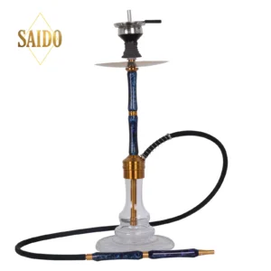 SAIDO Shisha - #004 Gold/Blau