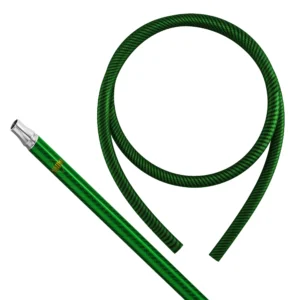 SAIDO Carbon Mundstück + Silikonschlauch Carbonstyle Set - Grün