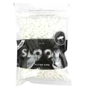 SLOOW Slim Zigarettenfilter Schwarz 6 mm (1000x)