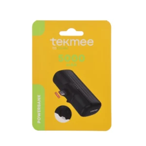 TEKMEE Powerbank 5000mAh mit USB-C Direktanschluss