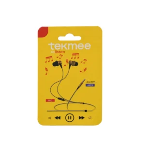 TEKMEE Stereo In-Ear Kopfhörer mit Stoffkabel & Metallgehäuse