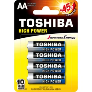 Toshiba Alkaline Batterien AA 4er Pack