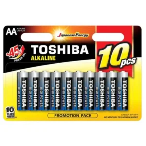 Toshiba Alkaline Batterien AA 10er Pack