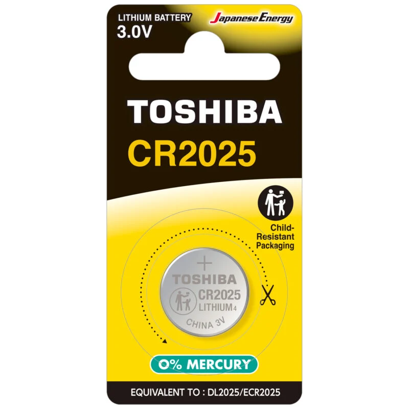 Toshiba CR2025 Knopfzelle