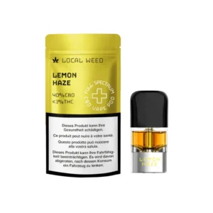 Local Weed - Lemon Haze CBD Pod – Vollspektrum CBD Pod mit 40% CBD